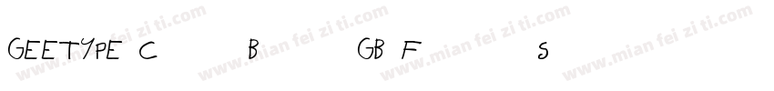 GEETYPE ChaoBlackGB Flash Super字体转换